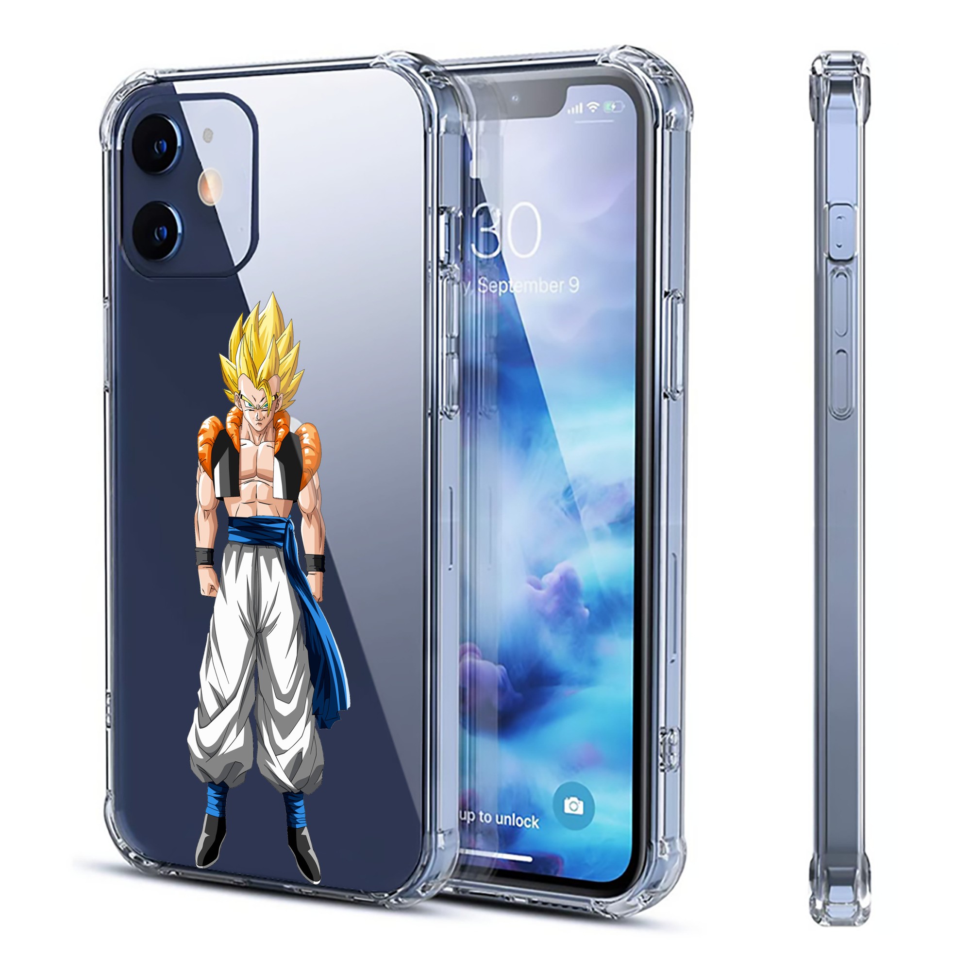 （画像用） ドラゴンボール ベジータ四世（Bejīta Yonsei）DRAGON BALL Vegeta IV 【iPhone 12シリーズ対応】透明スマホケース（クリアソフトケース）